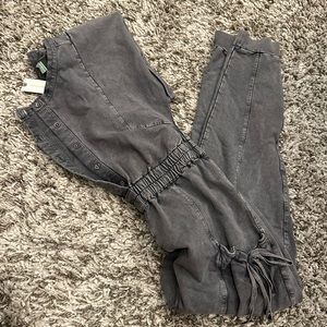 ANTHROPOLOGIE utility romper